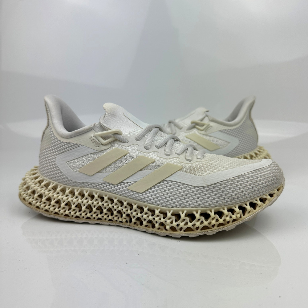 Adidas 4DFWD 2 Sneakers GX9271 Women's Size 8 White Gray Athletic Running Shoes
